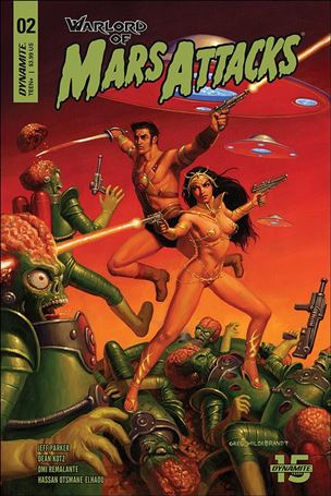 Warlord of Mars Attacks issue 2 Greg Hildebrandt Cover