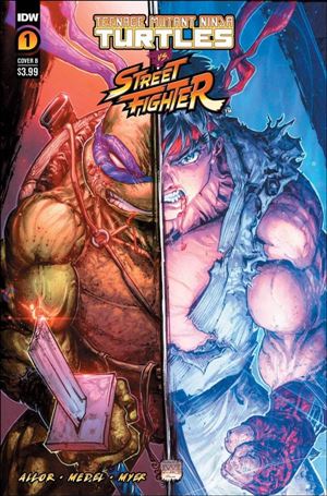 Teenage Mutant Ninja Turtles vs. Street Fighter issue 1-B Freddie Williams II Cover
