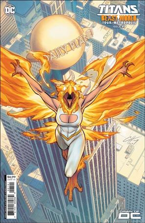 Titans: Beast World Tour - Metropolis issue 1-B Clayton Henry Cardstock Cover