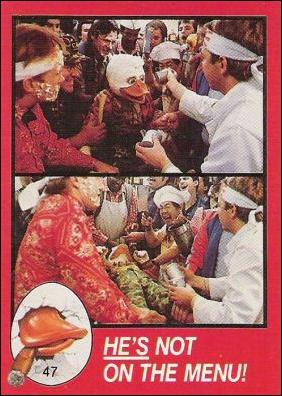 Howard the Duck (Movie) (Base Set) card 47 He's Not on the Menu!