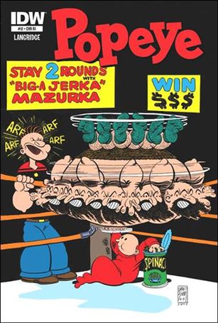 Popeye (2012) issue 12-B Dave Sim 1:xx Cover