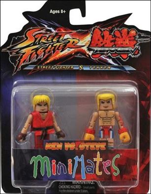 Street Fighter X Tekken Minimates figure 2 Ken vs Steve