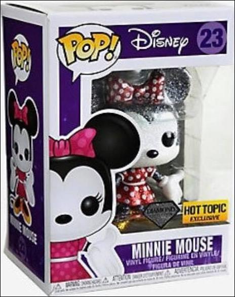 POP! Disney figure 23-B Minnie Mouse (Diamond Collection) Hot Topic