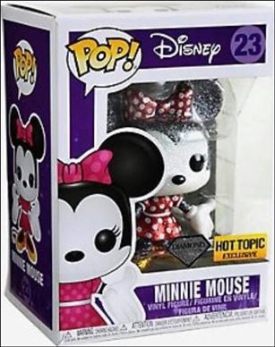POP! Disney figure 23-B Minnie Mouse (Diamond Collection) Hot Topic