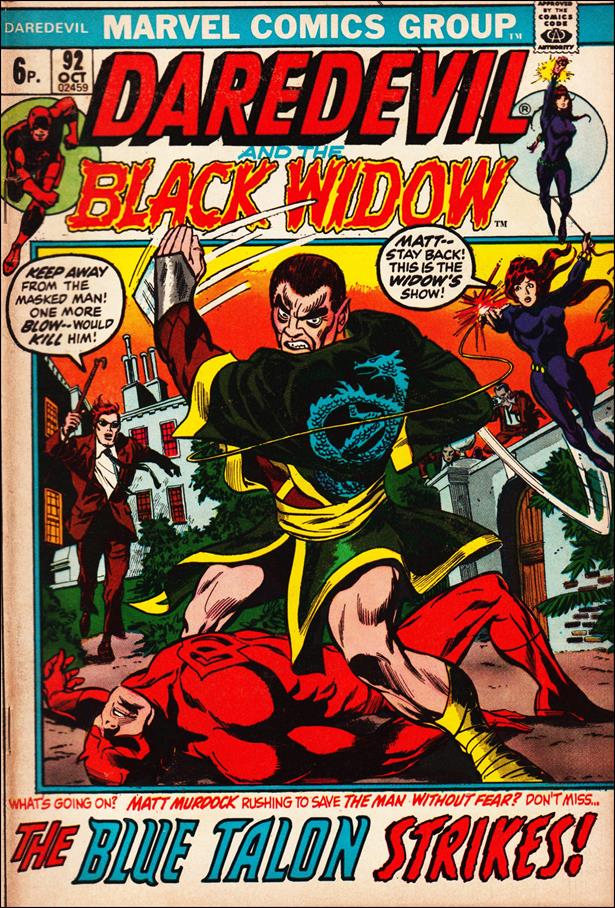 Daredevil (1964) issue 92-B UK Price Cover