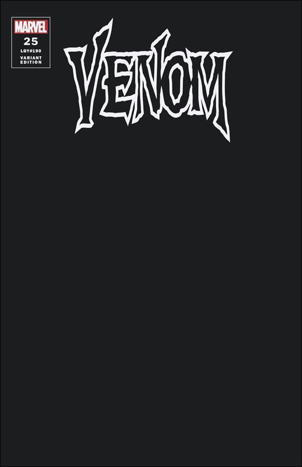 Venom (2018) issue 25-F Black Blank Cover