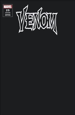 Venom (2018) issue 25-F Black Blank Cover