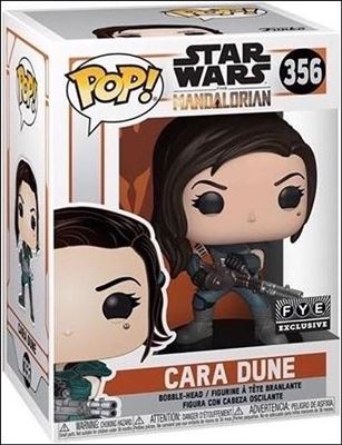 POP! Star Wars figure 356 Cara Dune (Heavy Blaster) FYE Exclusive