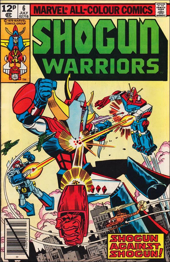 Shogun Warriors issue 6-B UK Price Cover