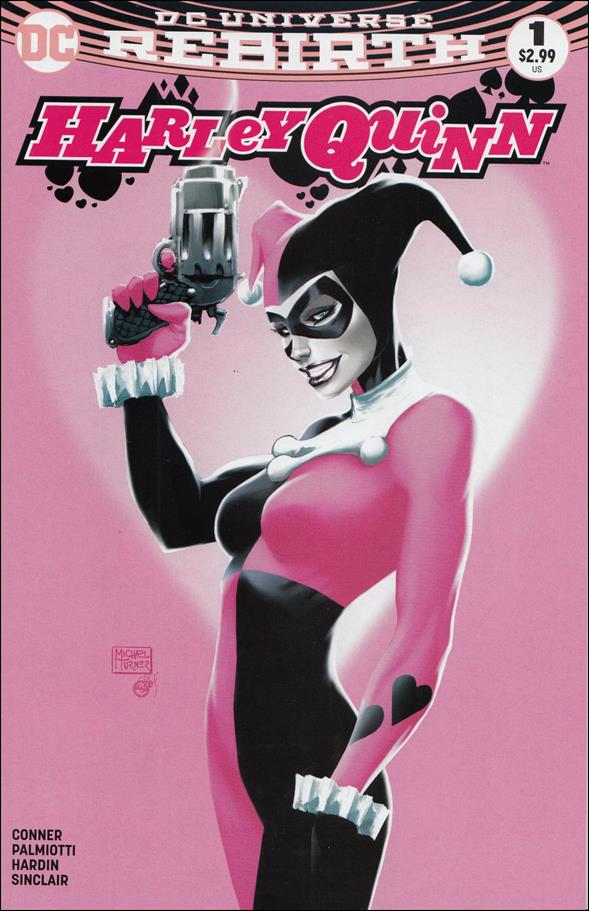 Harley Quinn (2016) issue 1-UW Michael Turner aspenstore.com  Pink Cover
