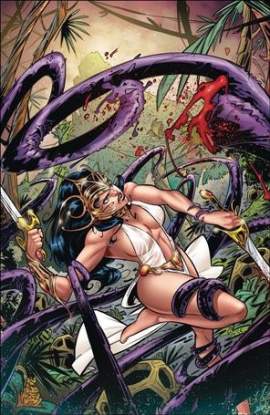 Edgar Rice Burroughs' The Moon Maid: Catacombs of the Moon issue 2-C Alex Miracolo Virgin Cover 1/350