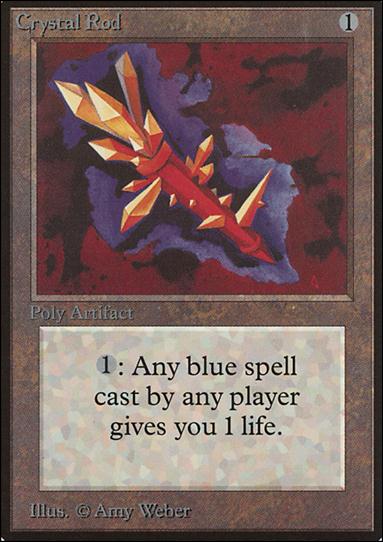 Magic the Gathering: Limited Edition Beta (Base Set) card 240 Crystal Rod