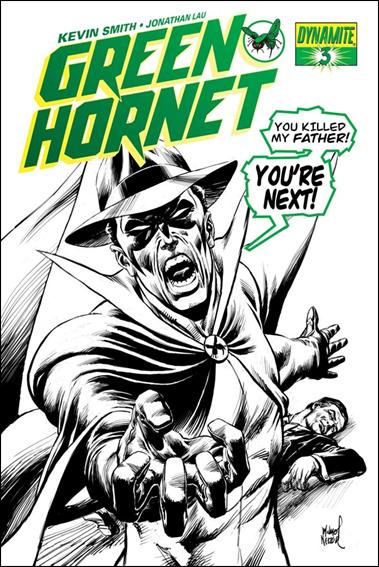 Green Hornet (2010) issue 3-G Michael Netzer Re-Order "Death" Cover 1/1000