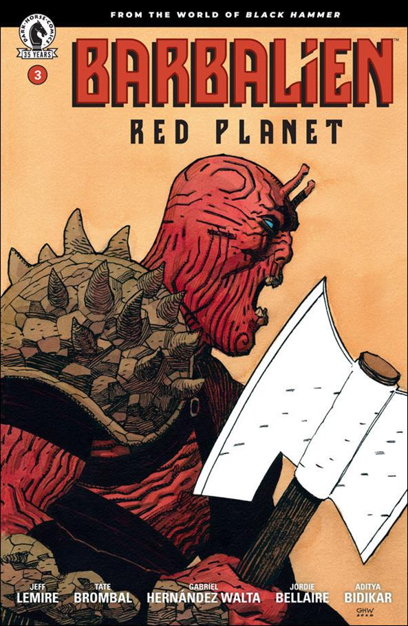 Barbalien: Red Planet issue 3 Gabriel Hernandez Walta Cover
