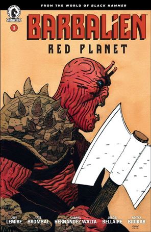 Barbalien: Red Planet issue 3 Gabriel Hernandez Walta Cover