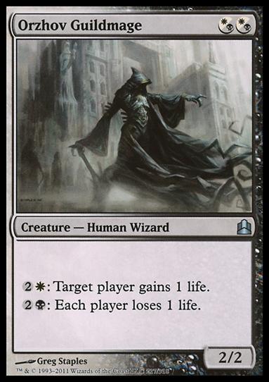 Magic the Gathering: Commander (Base Set) card 217 Orzhov Guildmage