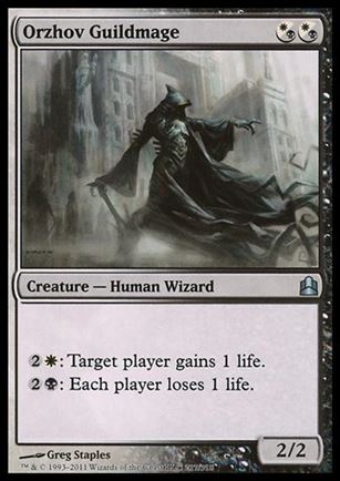 Magic the Gathering: Commander (Base Set) card 217 Orzhov Guildmage