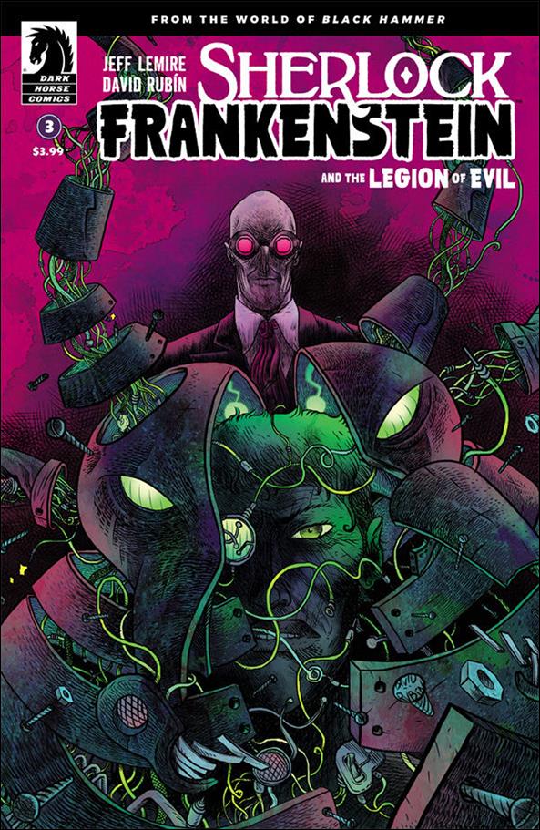 Sherlock Frankenstein and the Legion of Evil issue 3 David Rubin Cover