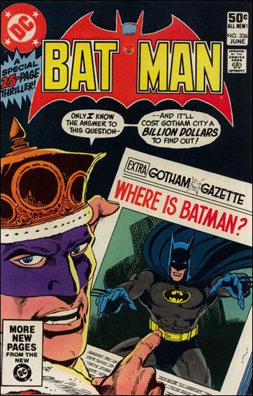 Batman (1940) issue 336