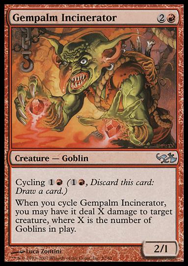 Magic the Gathering: Duel Decks: Elves vs. Goblins (Base Set) card 37 Gempalm Incinerator