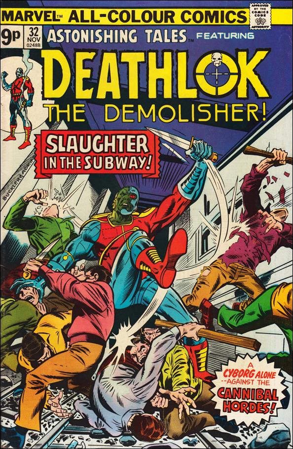 Astonishing Tales (1970) issue 32-B UK Price Cover