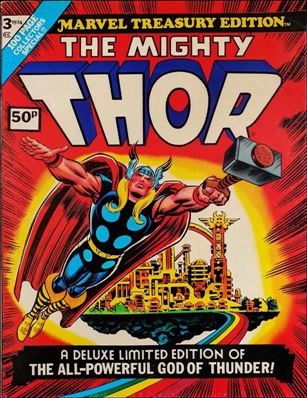 Marvel Treasury Edition issue 3-B UK Price Cover