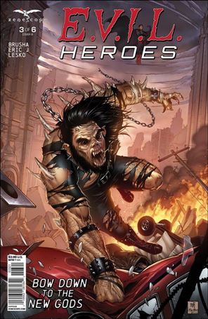 E.V.I.L. Heroes issue 3-B Mike Krome Cover