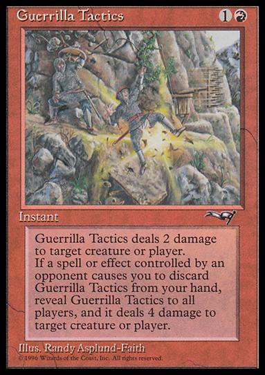 Magic the Gathering: Alliances (Base Set) card 74-B Guerrilla Tactics