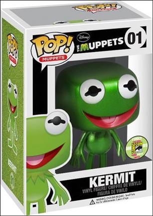 POP! Muppets figure 01-B Kermit (Metallic) SDCC 1/480