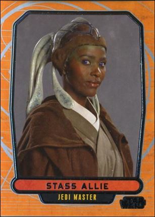 Star Wars Galactic Files (Base Set) card 83 Stass Allie Jedi Master