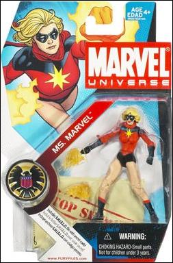 Marvel Universe (Series 1) figure 023 Ms. Marvel (Classic)