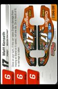 NASCAR Race Day 2006 Series 1 (Base Set) card 24.1 Matt Kenseth