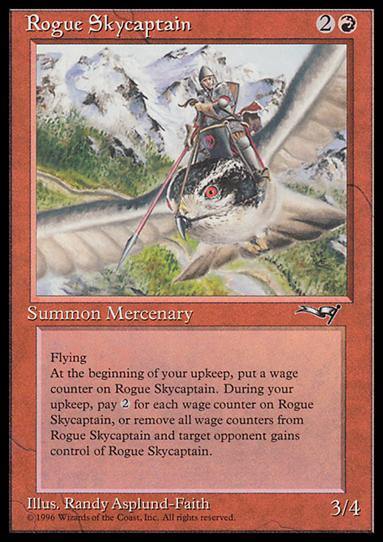 Magic the Gathering: Alliances (Base Set) card 79 Rogue Skycaptain