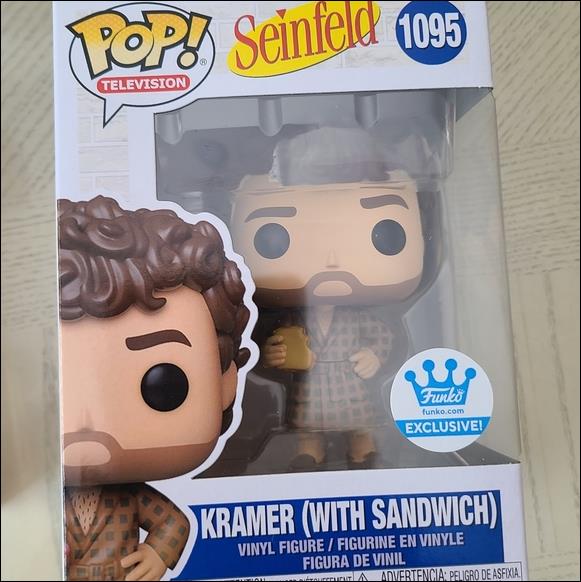 POP! Television figure 1095 Kramer (with sandwich)