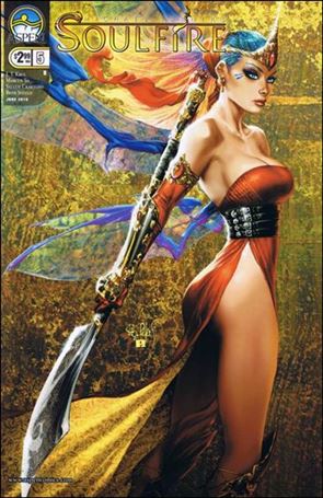 Michael Turner's Soulfire (2009) issue 5-B Peter Steigerwald Cover