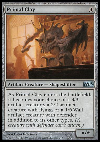 Magic the Gathering: 2013 Core Set (Base Set) card 210 Primal Clay