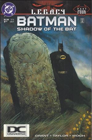Batman: Shadow of the Bat issue 54-B DC Universe UPC (2nd Printing)