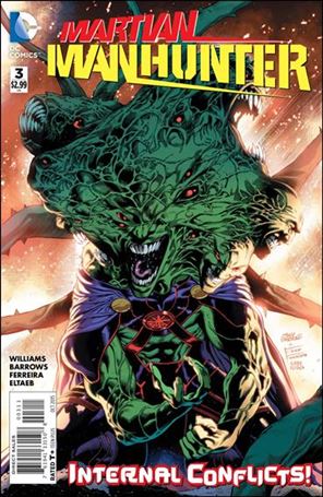 Martian Manhunter (2015)  issue 3 Eddy Barrows Cover