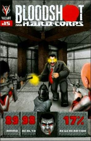 Bloodshot and H.A.R.D.Corps issue 15-B Matthew Waite 8-Bit Cover