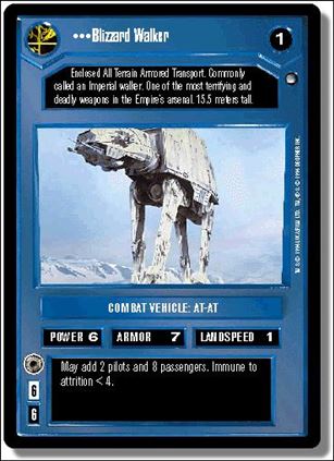 Star Wars: Hoth Limited (Base Set) card 76 Blizzard Walker