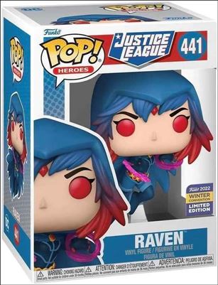 POP! Heroes figure 441 Raven (Winter Convention Exclusive)