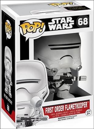 POP! Star Wars figure 68 First Order Flametrooper