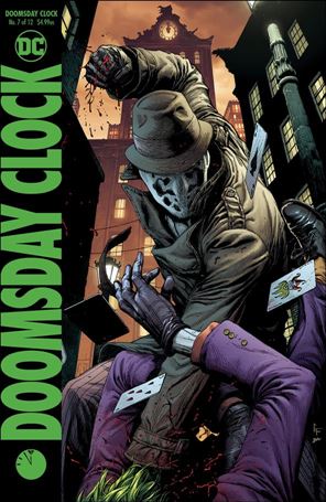 Doomsday Clock issue 7-B Rorschach & Joker Cover