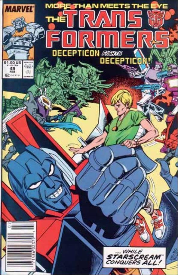 Transformers (1984) issue 49-B Newsstand Cover