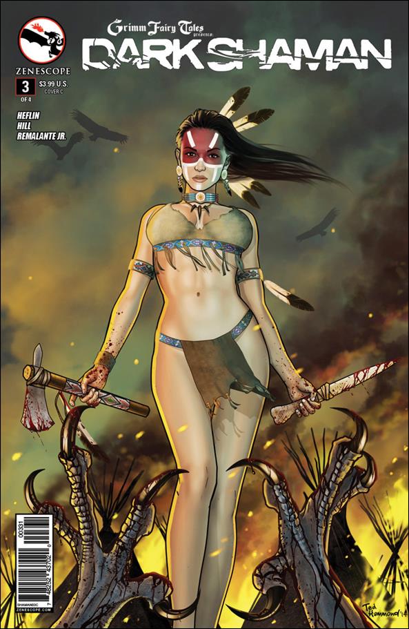 Grimm Fairy Tales Presents Dark Shaman issue 3-C Ted Hammond Cover