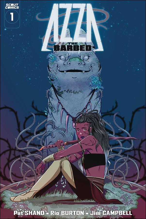 Azza the Barbed issue 1 Rio Burton Cover