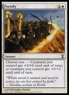 Magic the Gathering: Time Spiral (Base Set) card 19 Fortify