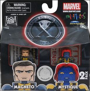 Marvel Minimates (Exclusives) figure 76 Magneto and Mystique (TRU)