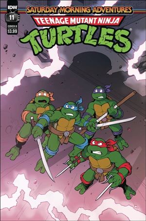 Teenage Mutant Ninja Turtles: Saturday Morning Adventures Continued issue 11-B Jack Lawrence Cover