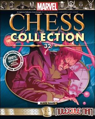 Marvel Chess Collection (UK) issue 32 Molecule Man (Black Pawn)